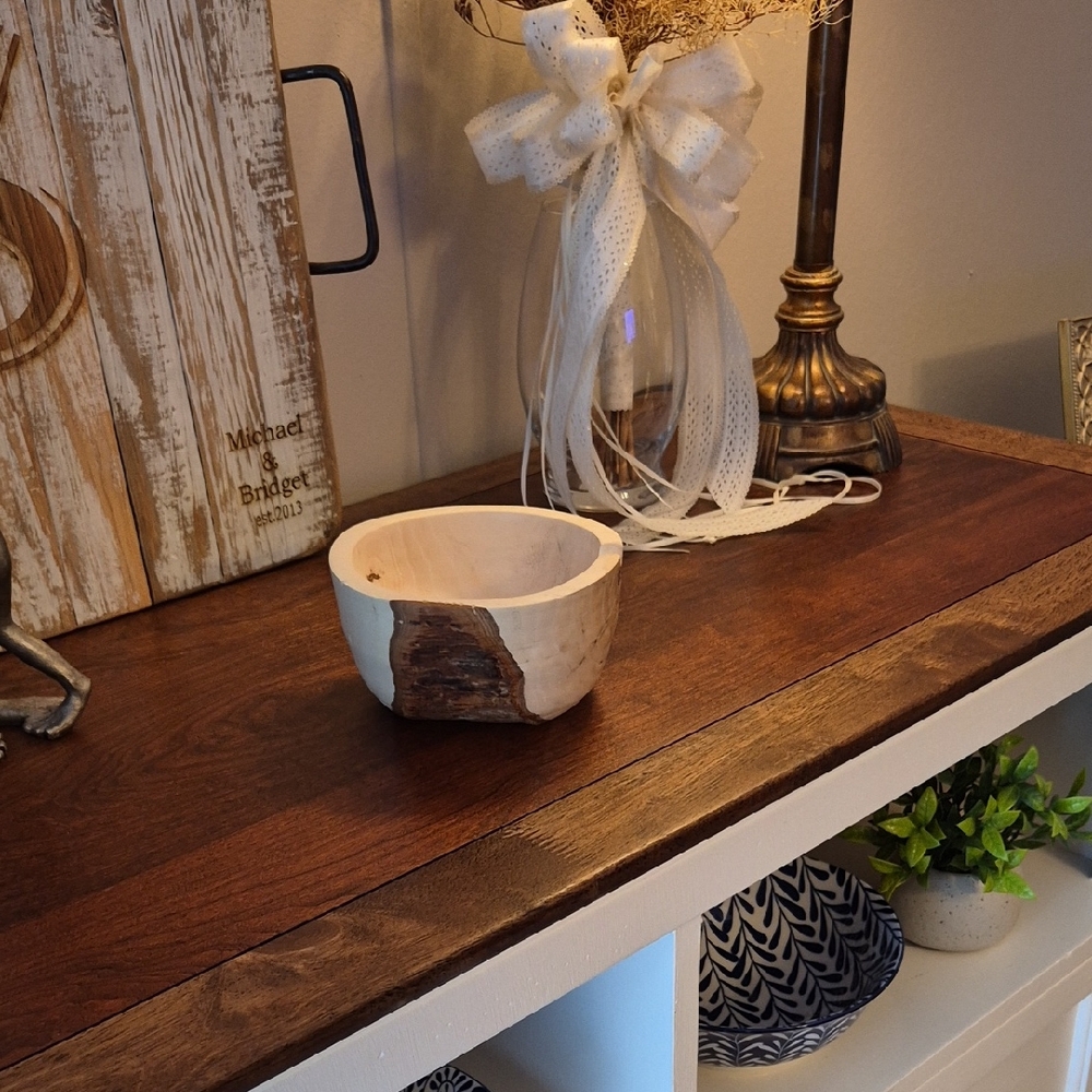 Hand Turned, Hand Crafted, Hand Made Wooden Bowl